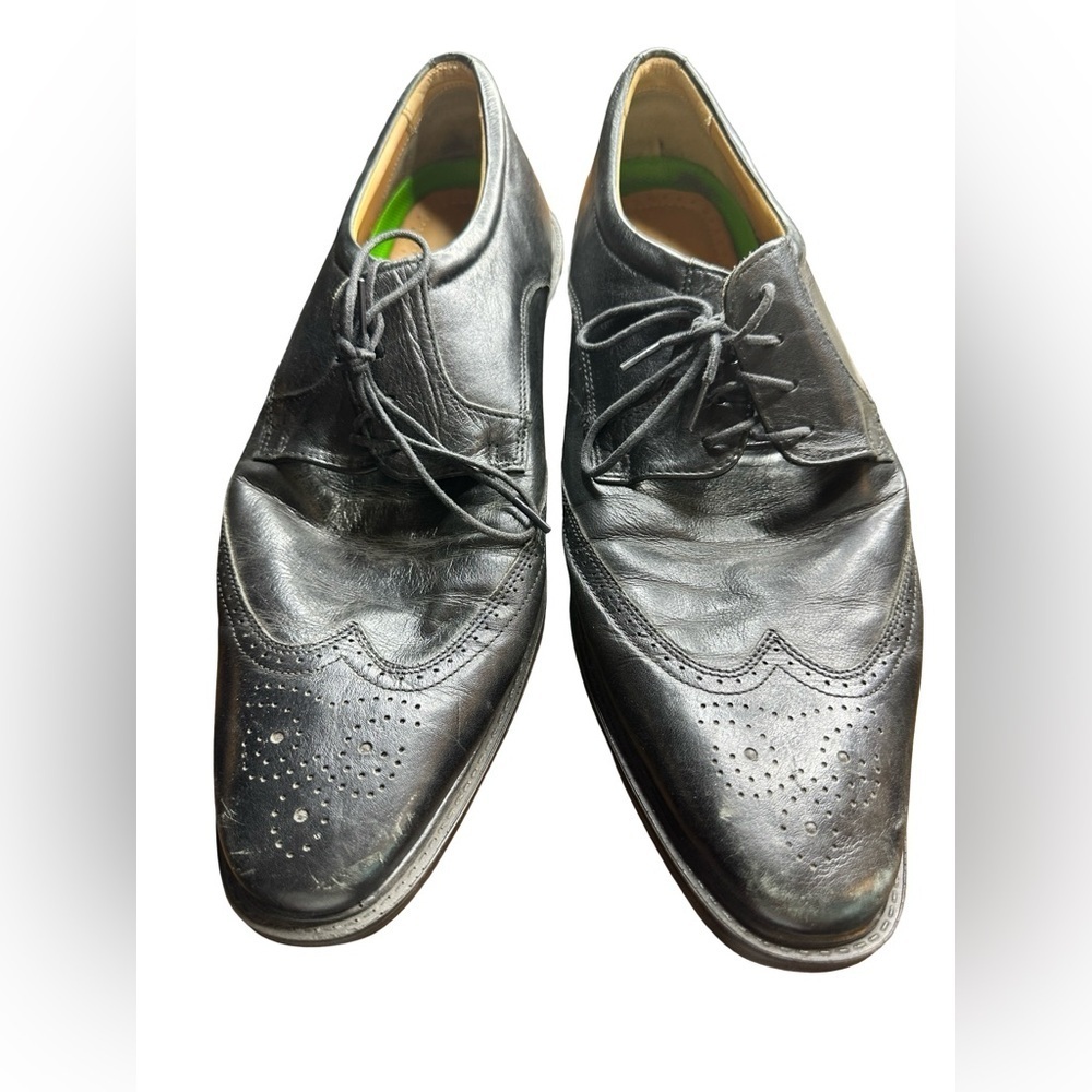 Florsheim Black Leather Men's Shoes Size 11.5 (Used - Good Condition)